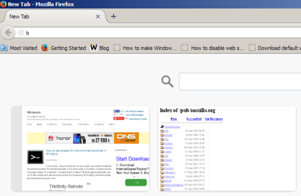 firefox bookmark keyword in the address bar