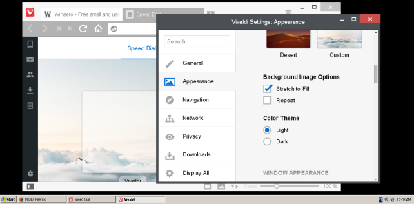 vivaldi user interface scale 2