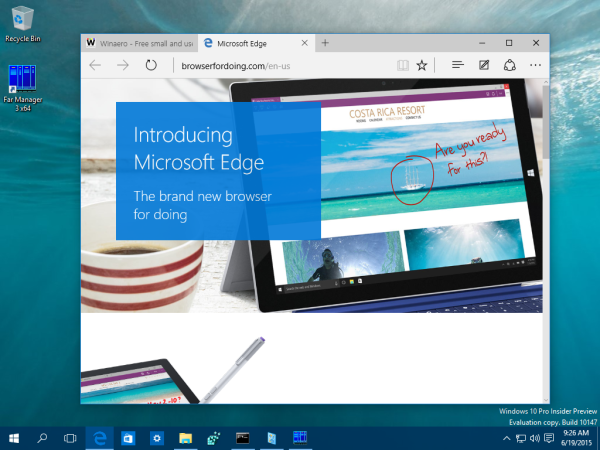 windows 10 build 10147 edge 1