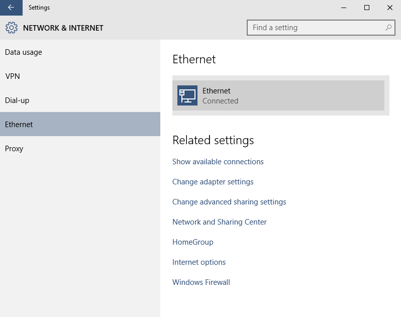 Как удалить ethernet windows 10