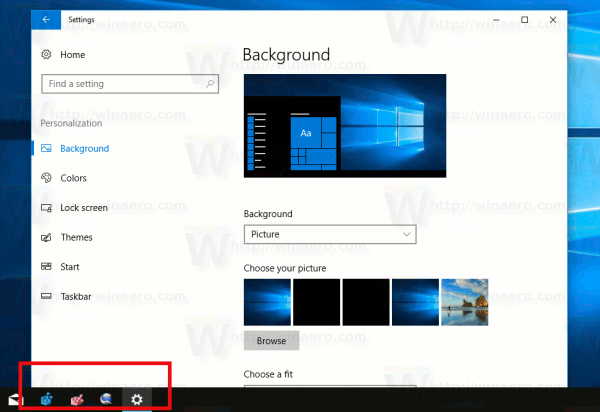 how to make taskbar opaque windows 10