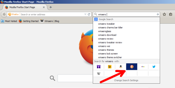 Firefox change search engine hotkeys 05