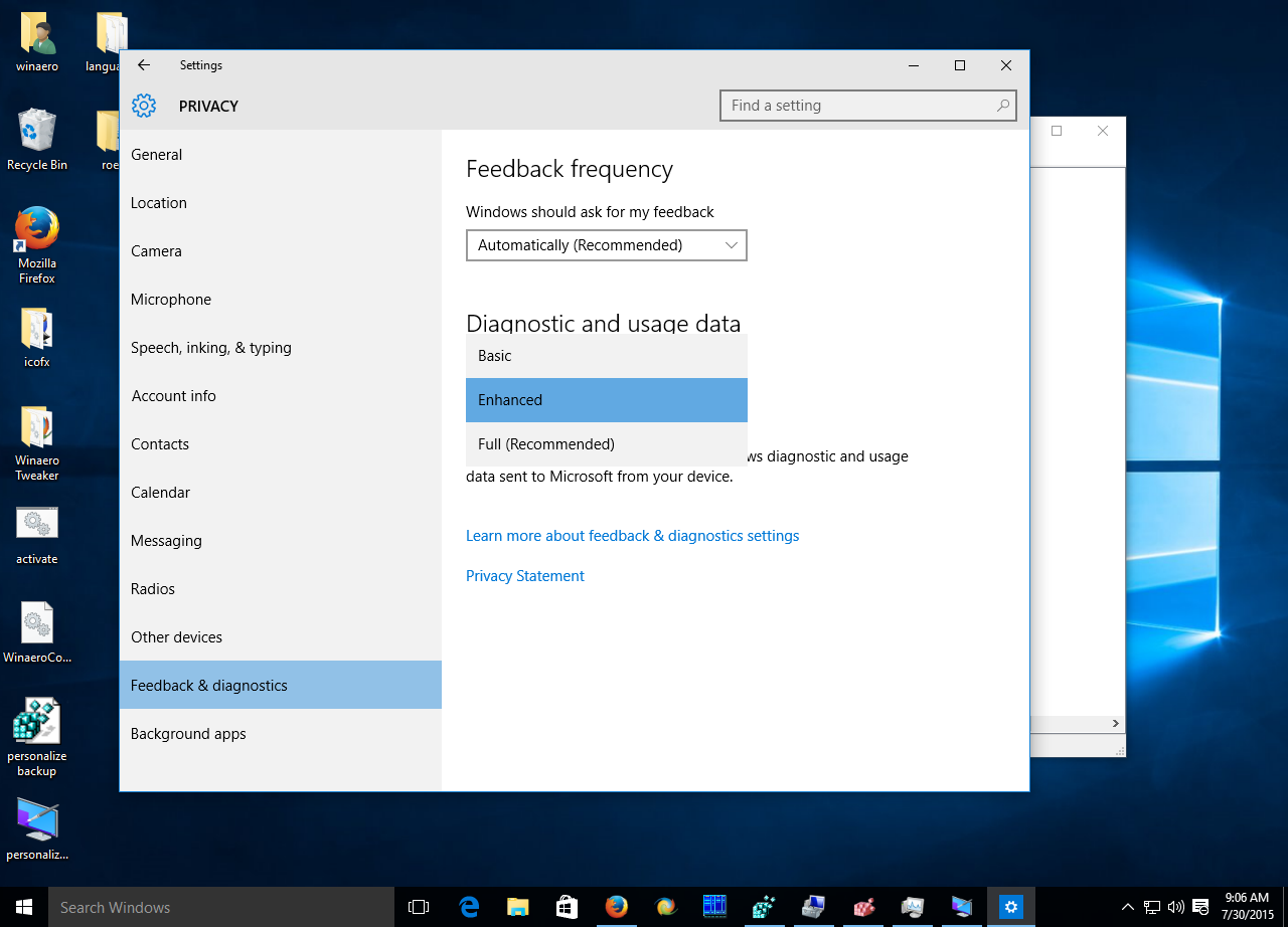 How to disable Telemetry and Data Collection in Windows 10