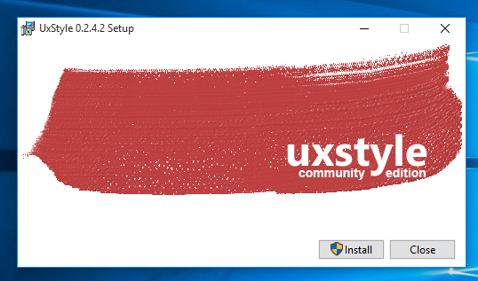 Install UxStyle Windows 10