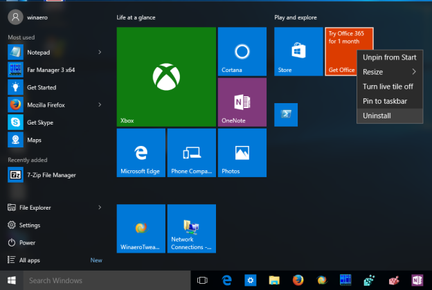 windows 10 start menu customize all apps missing