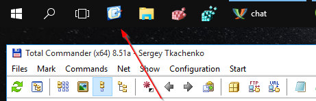 Windows 10 show desktop button on the taskbar
