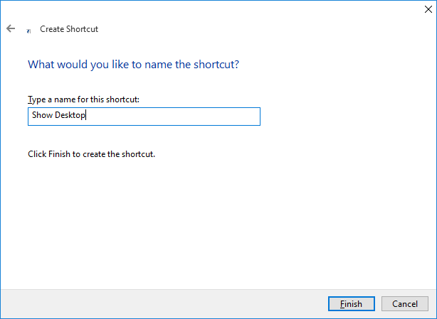 Add The Show Desktop Button Next To Start In Windows 10