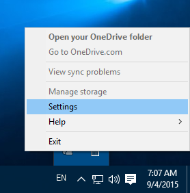 sign out of one drive microsoft