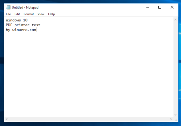 Print to PDF with Multiple Pages in Windows 10 and Keep Page Order