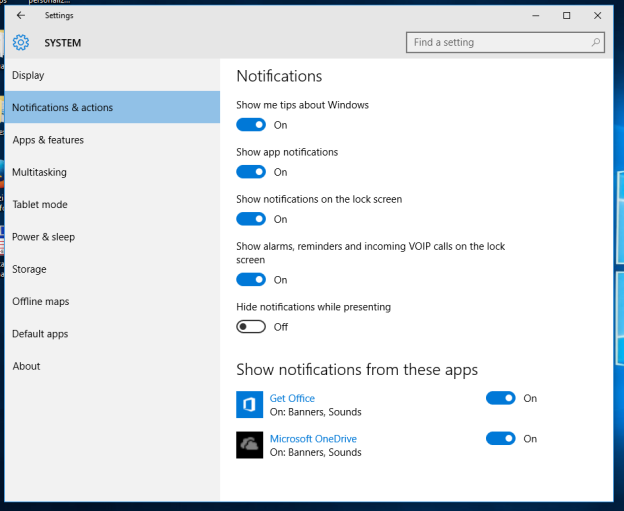 Fix missing notifications in Windows 10