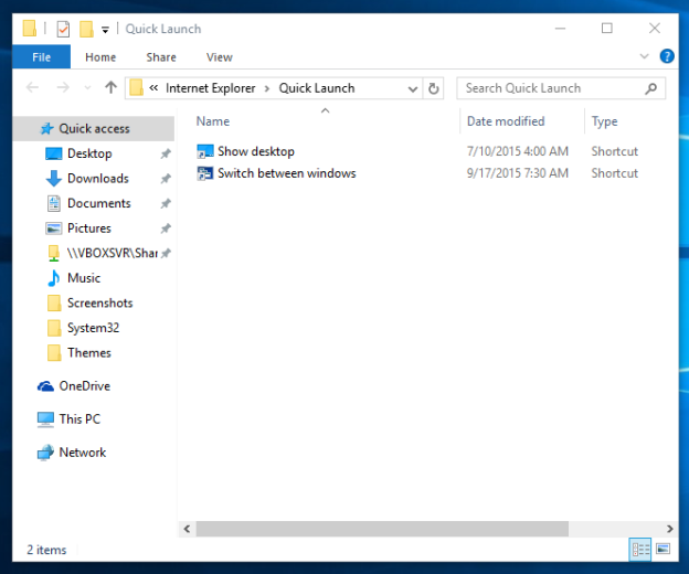 Add Quick Launch to the Send To menu to create new shortcuts faster