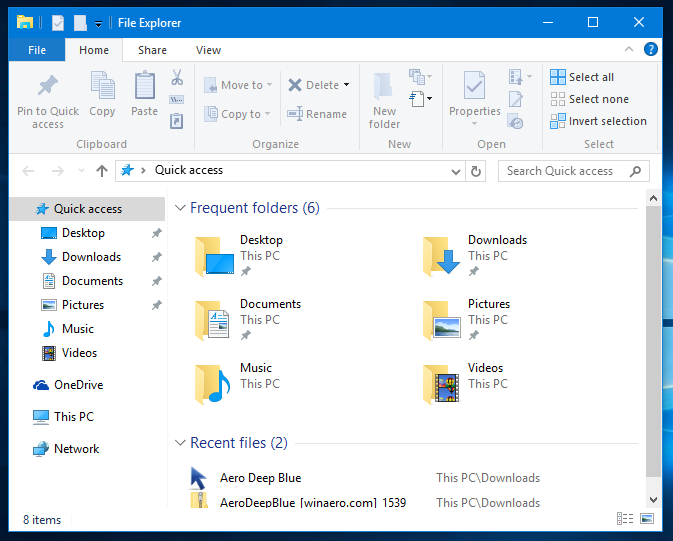 How to access This PC from Quick Access using the keyboard in Windows 10