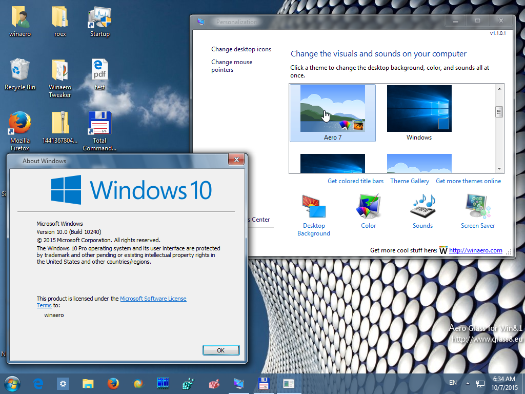 windows 7 glass theme