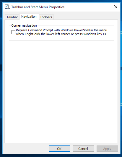 Windows 10 repalce cmd с помощью PowerShell
