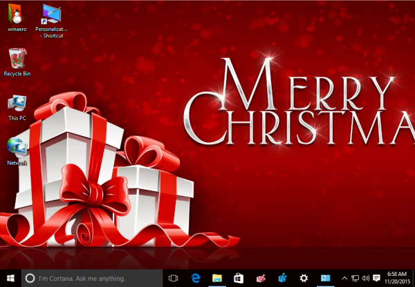 Christmas 2015 theme Windows 10-1