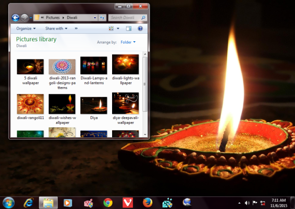 Diwali theme for Windows