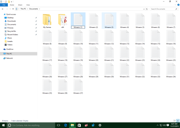 Windows 10 File Explorer rename file f2