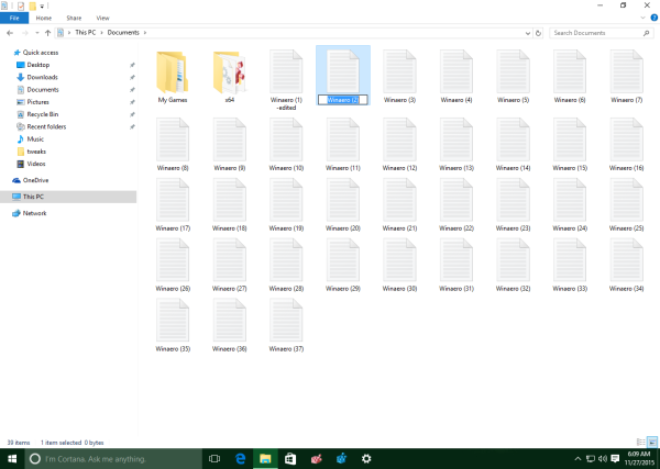 Windows 10 File Explorer rename file f2 tab