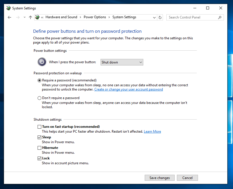 How To Disable Or Enable Fast Startup In Windows 10 8437