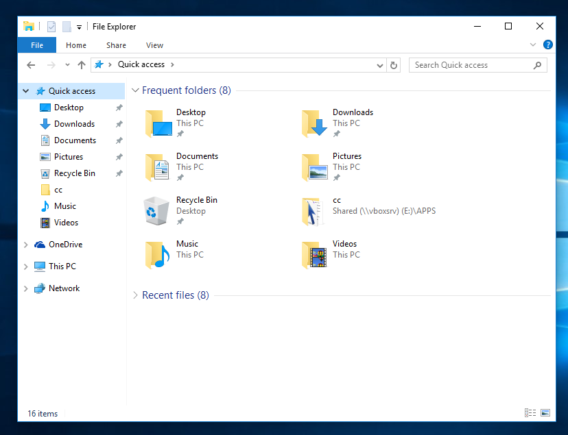 How to pin Recycle Bin to Quick Access in Windows 10