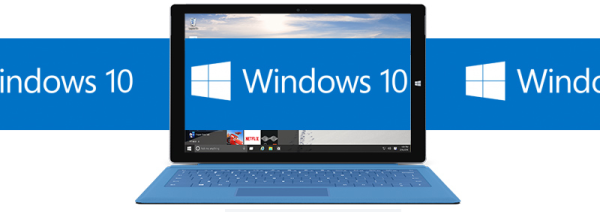 Windows 10 update logo banner