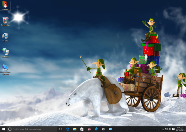 new year 2016 theme Windows 10 - 1