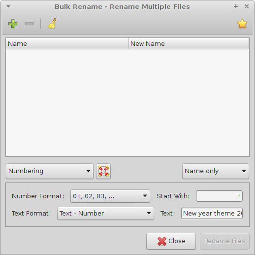 How to batch rename files in Linux Mint