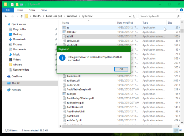 Windows 10 register dll context menu