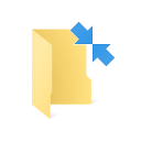 значок наложения сжатого файла