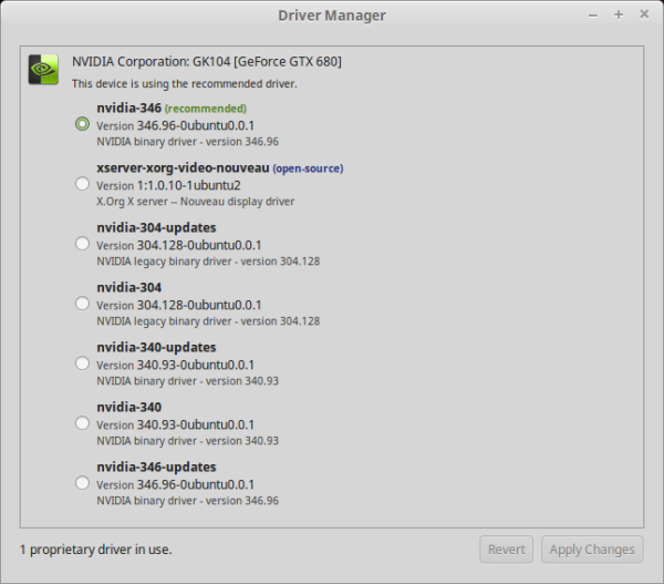 linux mint 17 3 driver manager