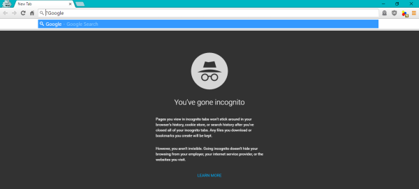 Chrome49-New look for incognito page