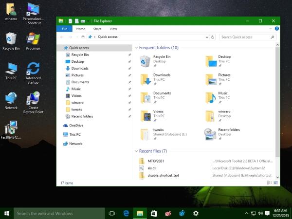 Windows 10 File Explorer instance