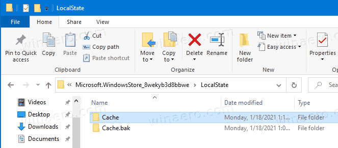 Windows 10 Reset Windows Store Cache Manually