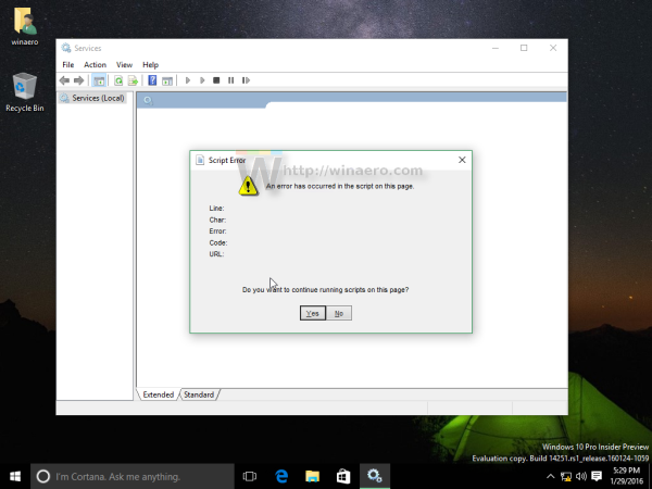 Скрипт ошибки Windows 10 mmc gpedit services