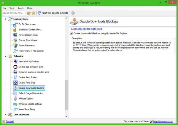 download Winaero Tweaker 1.52