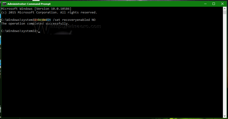 How to disable automatic repair at Windows 10 boot