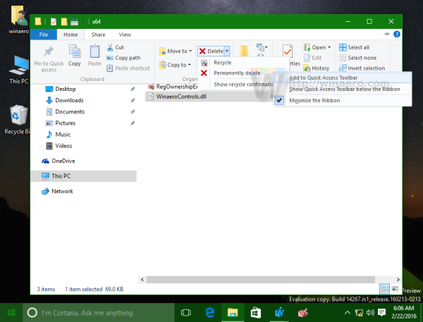 Windows 10 permanently delete