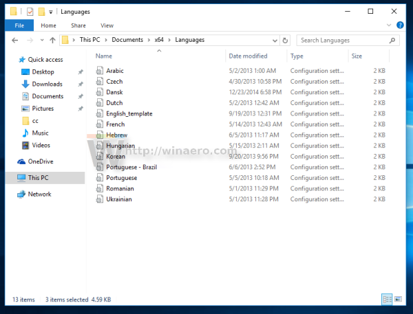 Windows 10 selected files hidden