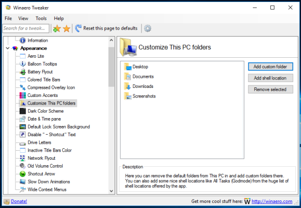 Windows 10 this pc custom folder 1