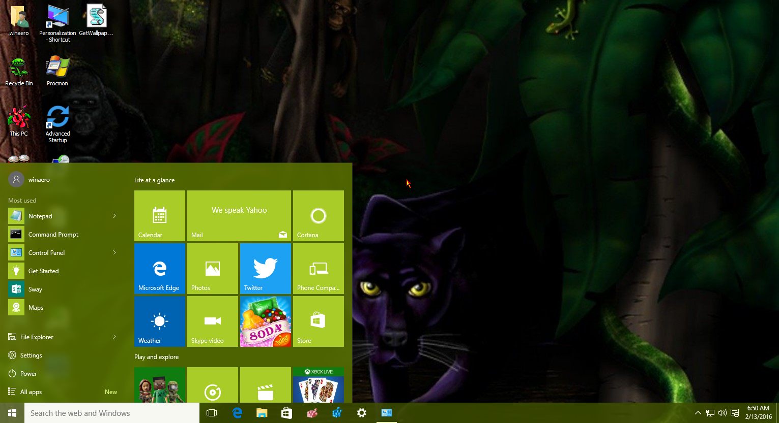 windows 10 themes with icons and sounds