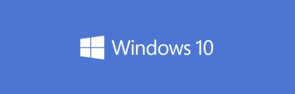 windows 10 logo banner blue