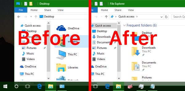 Windows 10 more transparent taskbar