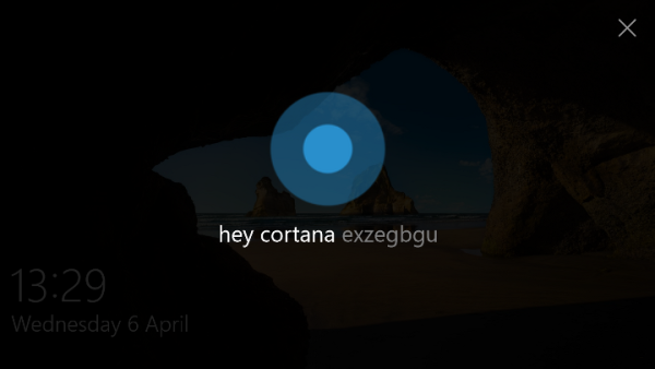 Cortana on Lockscreen