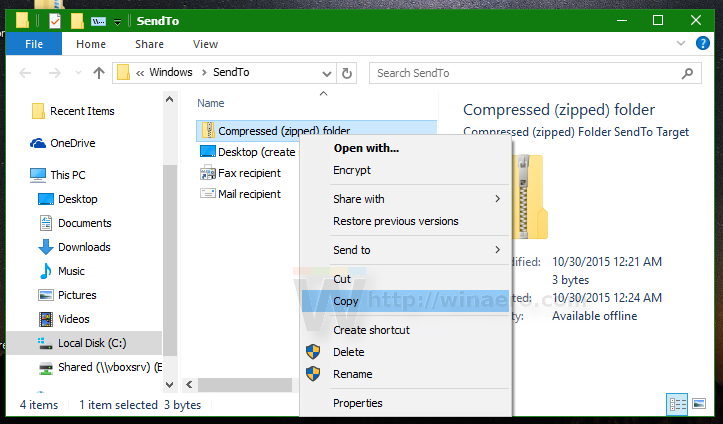 how to create a zip folder windows 10