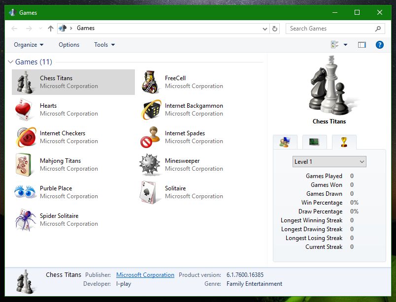 Chess Titans Windows 7 Game 3 Windows 7 Games are Back! 