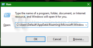 default folder x stopped working