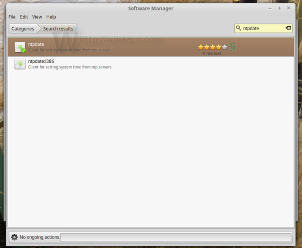 Linux Mint install ntpdate
