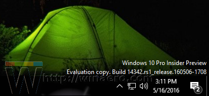 Значок на панели задач защитника Windows 10 отключен