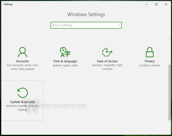 Обновление и безопасность Windows 10