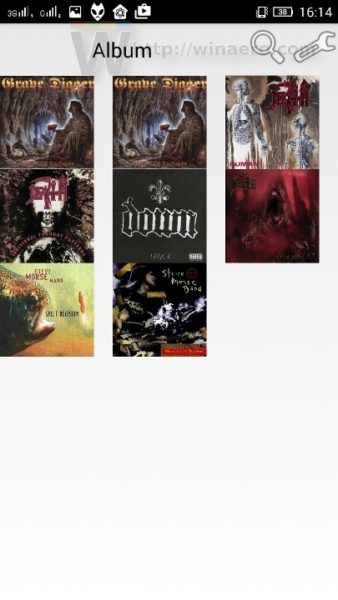 foobar2000 album view